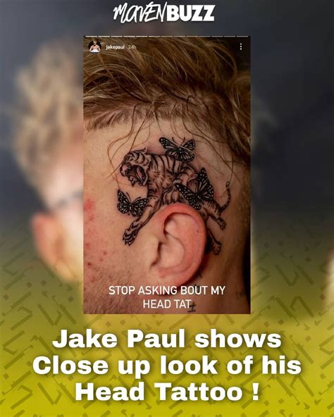 jake paul face tattoo real.